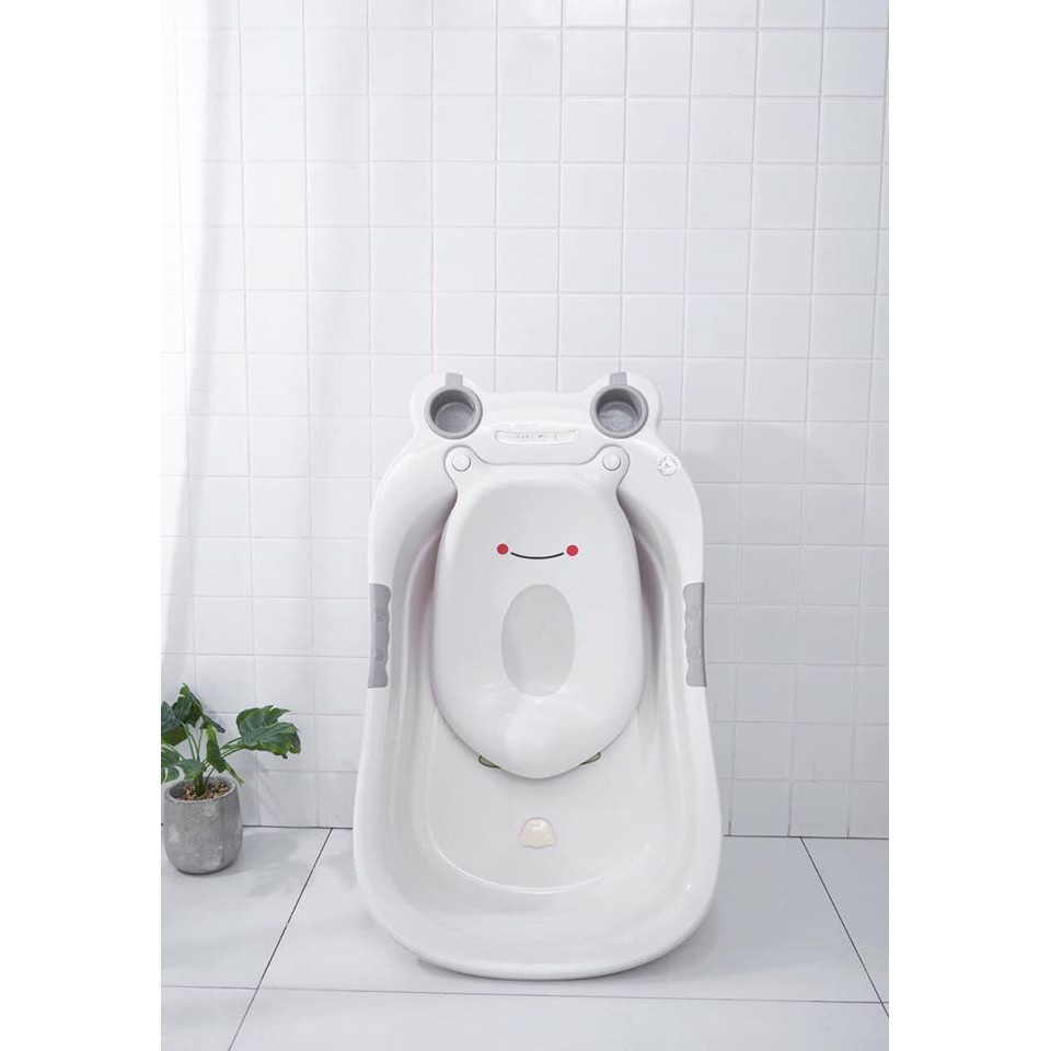 BỒN TẮM ẾCH KÈM LƯỚI ĐỠ CHO BÉ VIỆT NHẬT