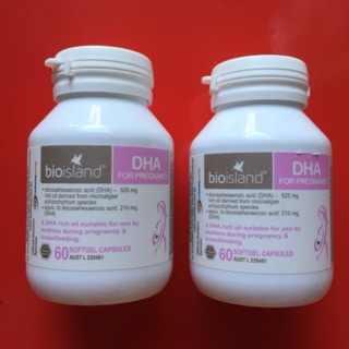 Viên Uống Bổ Sung DHA Cho Bà Bầu Bio Island For Prenancy- 60 viên