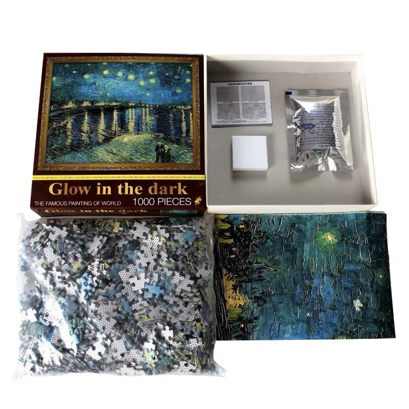 Puzzle Van Gogh 1000pcs Glow in the dark