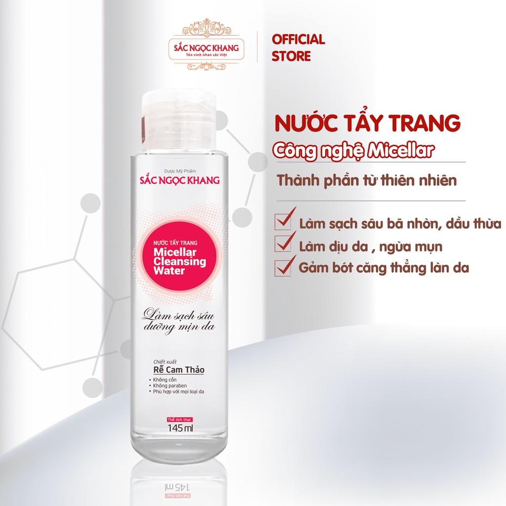 Nước Tẩy Trang Sắc Ngọc Khang 145ml