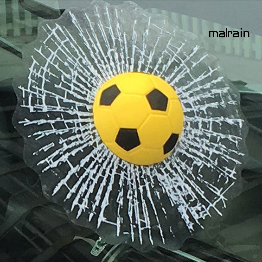 Miếng Dán 3D Trang Trí Xe Hơi Họa Tiết Quả Bóng Tennis/Bóng Đá/Bóng Rổ Ngộ Nghĩnh