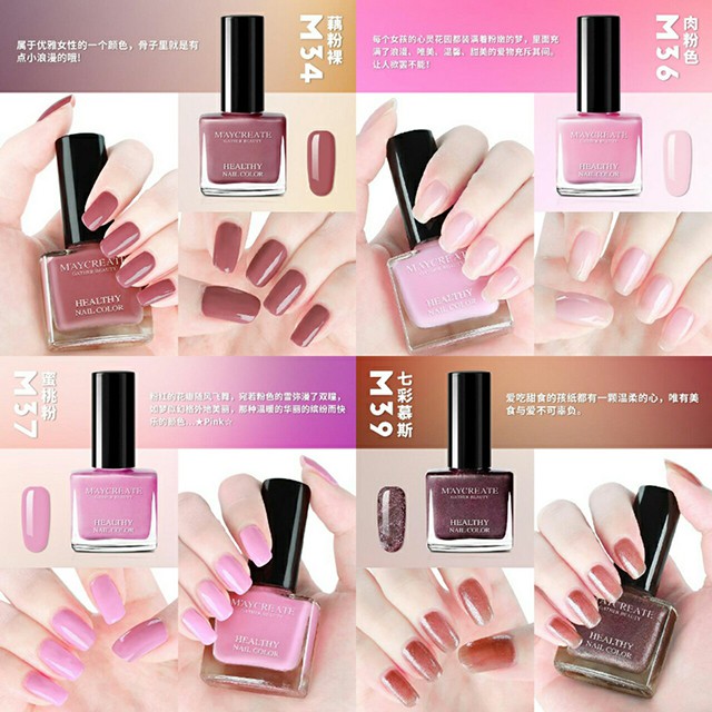 Sơn móng tay Maycreate Water-based Nail Polish