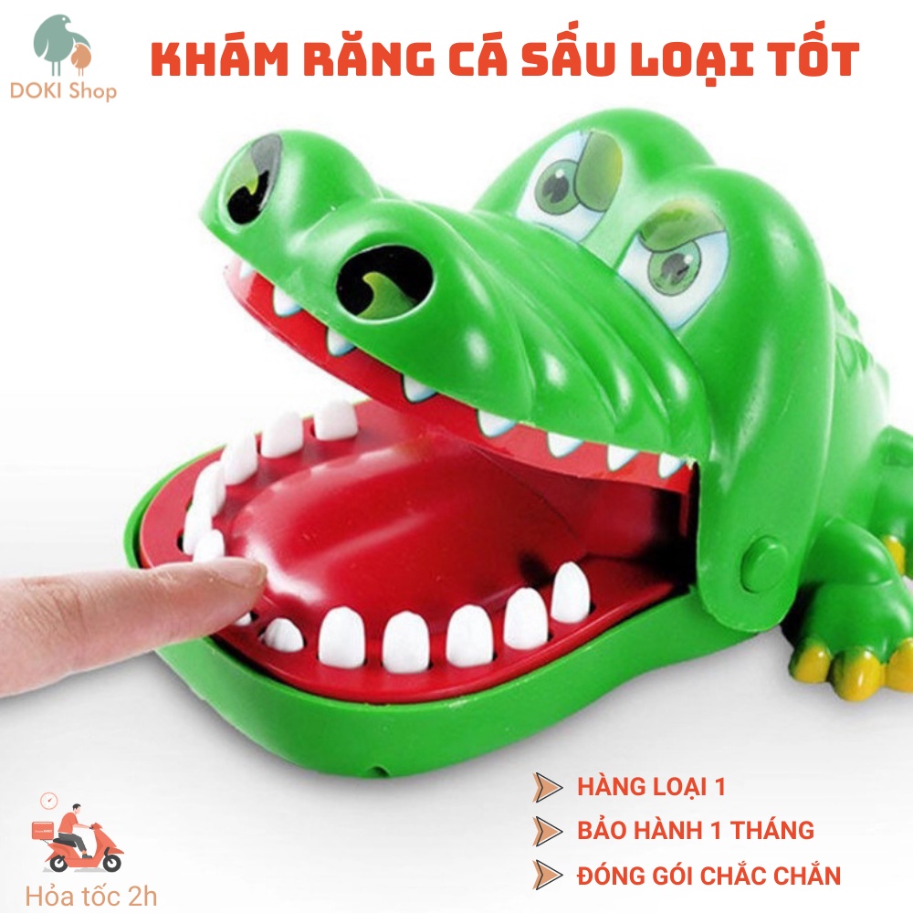 Đồ Chơi Khám Răng Cá Sấu Loại Tốt, Chất Lượng Đảm Bảo, Bảo Hành 1 Tháng