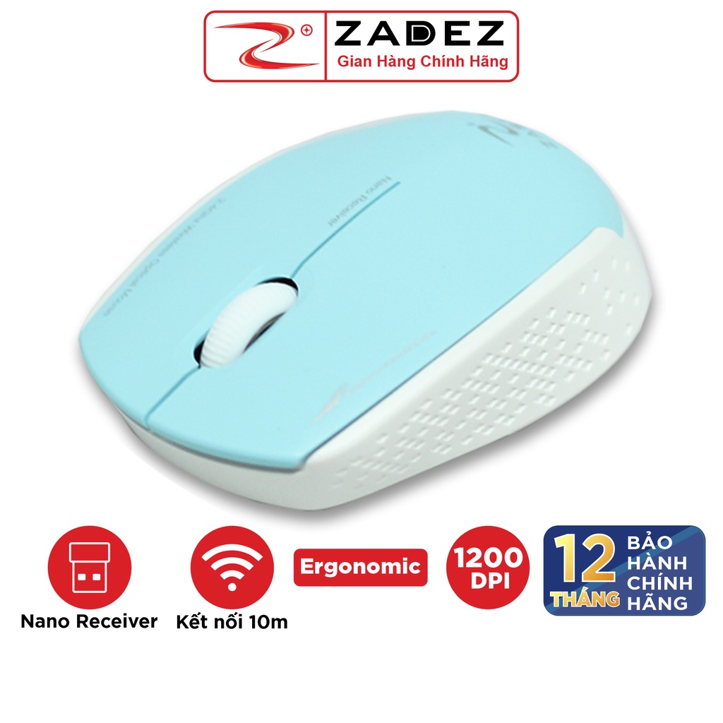 [Mã BMBAU50 giảm 10% đơn 99k] Chuột Không Dây Wireless ZADEZ M331 Hàng Chính Hãng