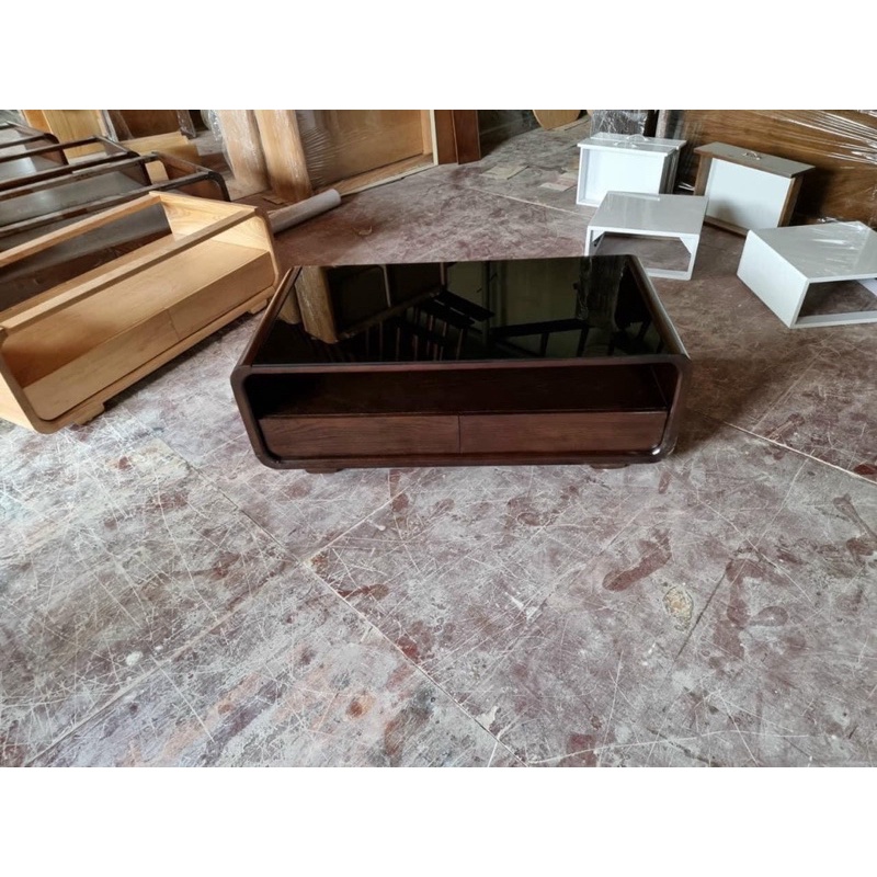 Bàn Trà Gỗ Cao Cấp, Mặt Kính