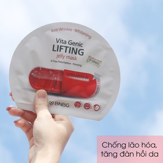 Mặt nạ dưỡng ẩm giúp nâng cơ và săn chắc da BNBG Vita Genic Lifting Jelly Mask (Vitamin A) 30ml