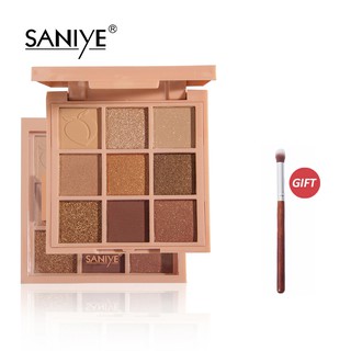 Bảng phấn mắt SANIYE E0924 9 màu kèm cọ 7g