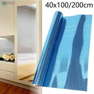 Gương dán tường hình chữ nhật trang trí nhà ở thanh lịch 100 / 200cm