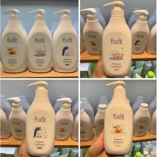 Sữa Tắm Hương Nước Hoa Bath (500ml) Dịu Nhẹ Cho Mẹ Và Bé Tươi Mát, Dưỡng Ẩm, Giữ Ẩm, Trắng Da Nội Địa Trung Chính Hãng