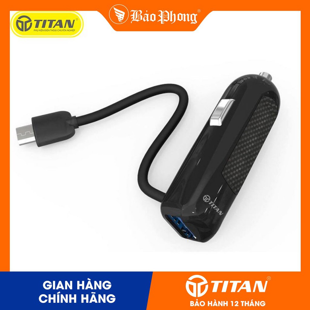 Tẩu sạc xe  hơi 1 cổng TITAN SO03