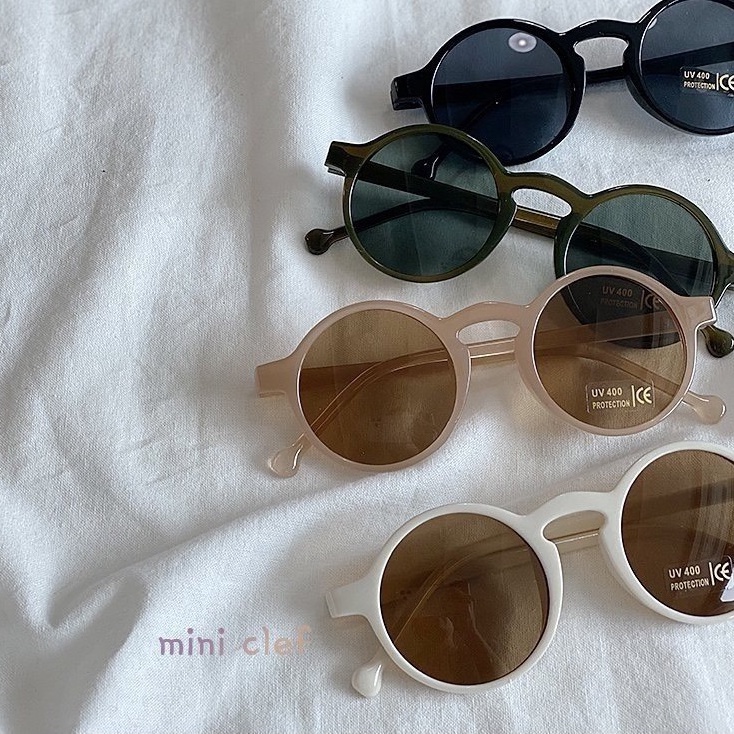 Kính mát gọng tròn  Hàn Quốc siêu xinh cho bé