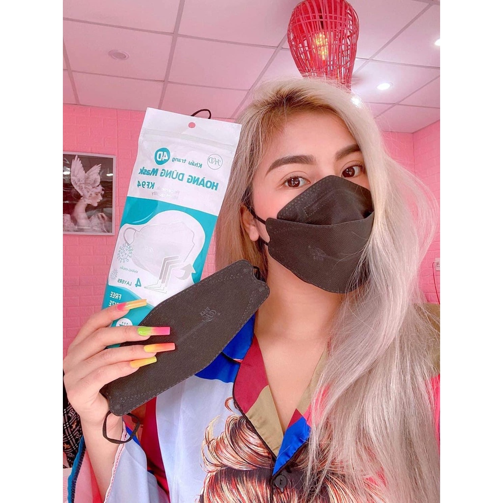 Khẩu Trang Y Tế KF94 (Bao Bì Chữ Tiếng Việt) - (Gói 5 Chiếc), Kháng Khuẩn, Chống Bụi Mịn PM 2.5 | BigBuy360 - bigbuy360.vn