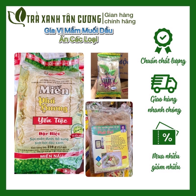 Miến dong Gió Xuân gói 250g/ Miến Phú Hương/ Miến PhátĐạt