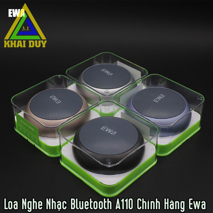 LOA Bluetooth Không Dây EWA A110 [Hàng Hot Mới] Bass Siêu To - Có Thẻ Nhớ - Bảo Hành 6 Tháng