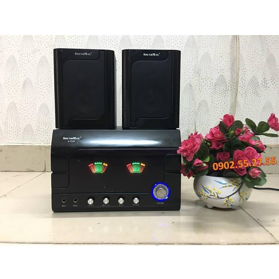 Sốc..!!!! Bộ Soundmax 2.1 2729 còn mới + Dây 3.5 ...