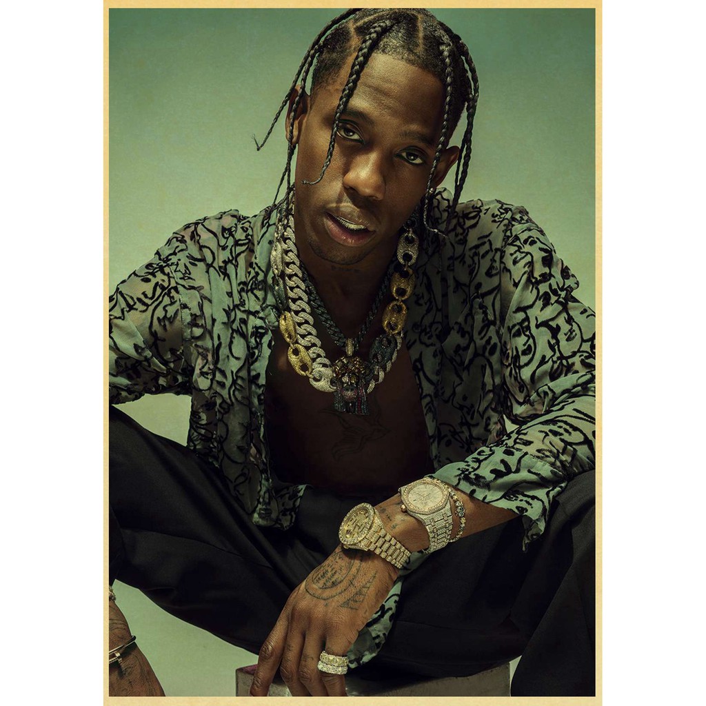 Poster Treo Tường Travis Scott 2019 Kích Thước 42x30cm