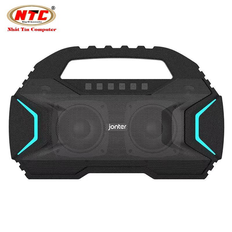 Loa Bluetooth Karaoke cao cấp Jonter M100 Chất âm cực hay, công suất 40W, pin 4000mAh sử dụng trong 12h (Đen) + Tặng kèm