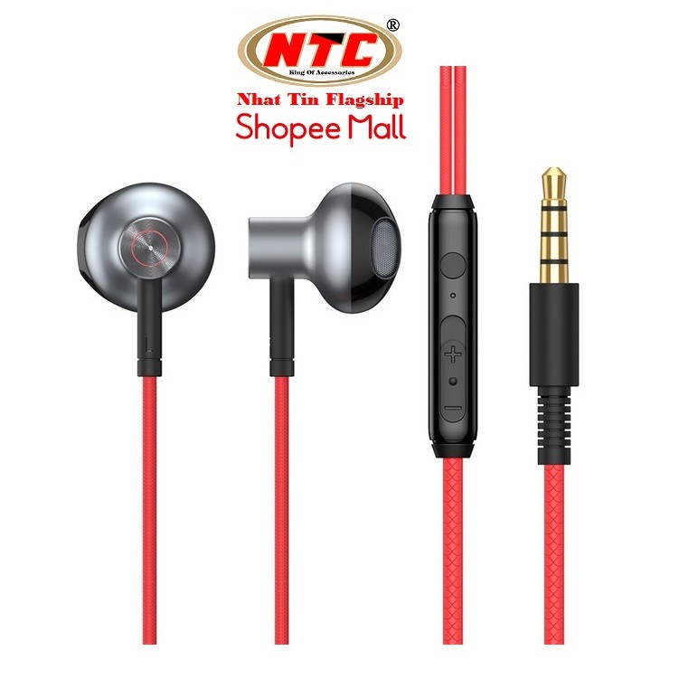 Tai nghe AUX 3.5mm Baseus Encok H19 Wired Earphone (6D surround, Deep Bass, with ECM Microphone for HD Calling)