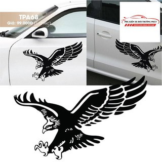 Decal xe ô tô, xe hơi hình đại bàng cao cấp