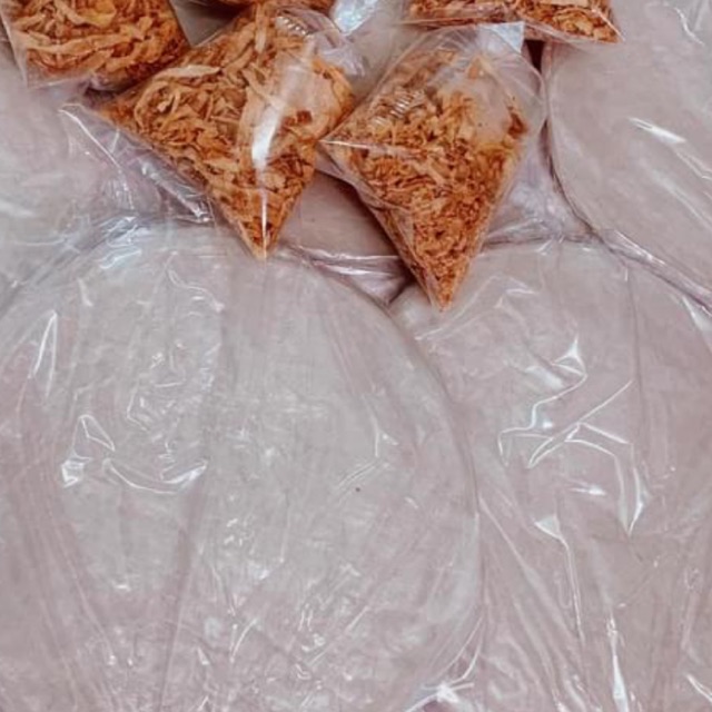 500g Bánh tráng phơi sương + Muối nhuyễn + hành phi | BigBuy360 - bigbuy360.vn