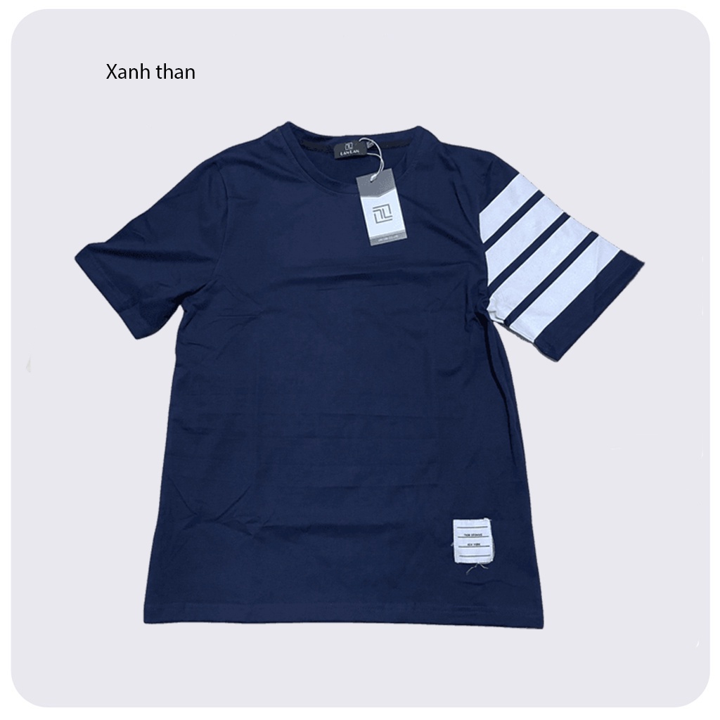 (Ảnh thật) áo thun nam cổ tròn họa tiết thome in nhiệt cao cấp vải cotton form slim fit Hàn Quốc