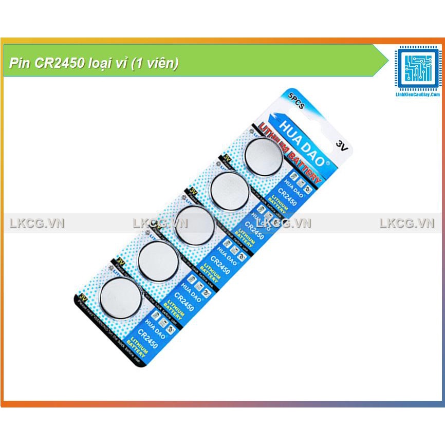 Pin CR2450 loại vỉ (1 viên)