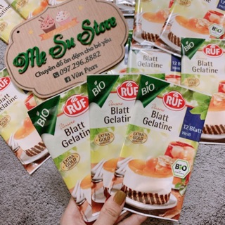 Gelatine lá hữu cơ Ruf Đức date 2022