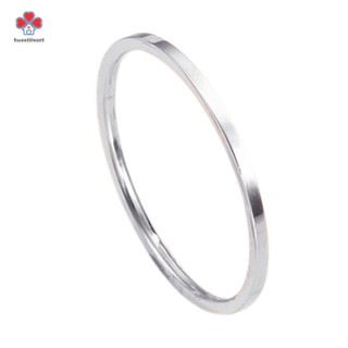 Nhẫn titan kiểu dáng đơn giản cho cặp đôi