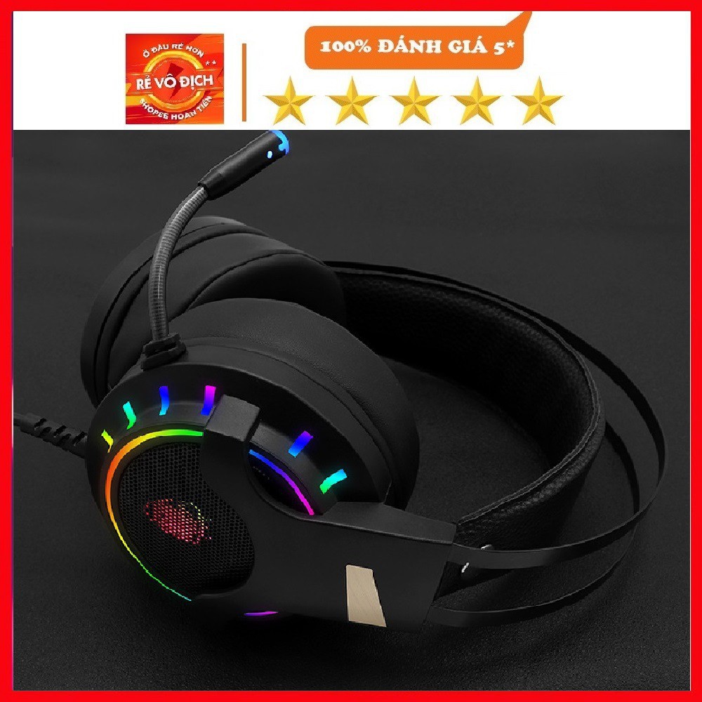 HÀNG CAO CẤP -  Tai nghe chụp tai game thủ có dây Tuner K3, 7.1 Led RGB, có mic dành máy tính, gaming, USB 7.1 - Mẫu mới