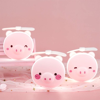 GƯƠNG MINI HÌNH HEO KÈM QUẠT