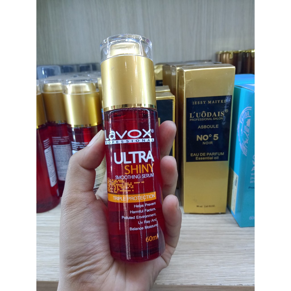 Serum Huyết Thanh Lavox Dưỡng Bóng Tóc 60ml