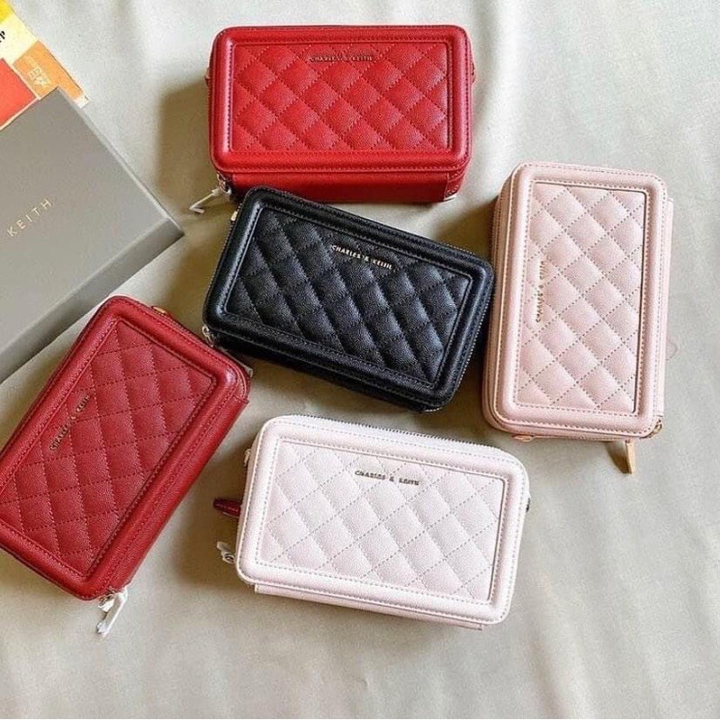 Túi cnk vuông mini 2 khoá