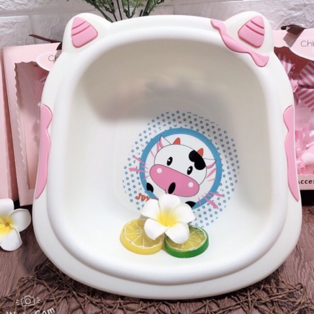 Chậu Rửa Mặt Cho Bé Jasmine Baby Hình Bò Sữa