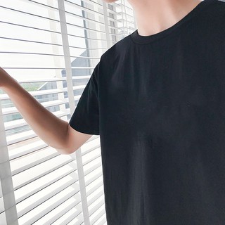 Áo thun trơn basic tay lỡ UNISEX Nam Nữ