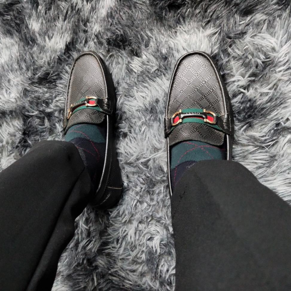 sale 12-12 Giày Lười Nam Gucci Màu Đen - ENDU SHOES