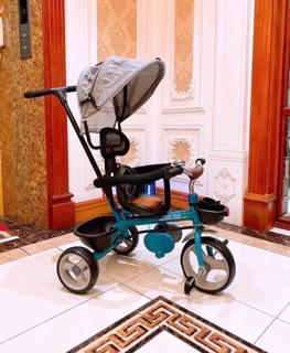 Xe đạp 3 bánh có mái che