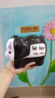 Heo đất handmade - Vô diện