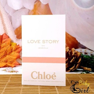 Mẫu Thử Nước Hoa Chloé Love Story Eau Sensuelle