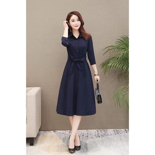 Đầm xòe đai eo