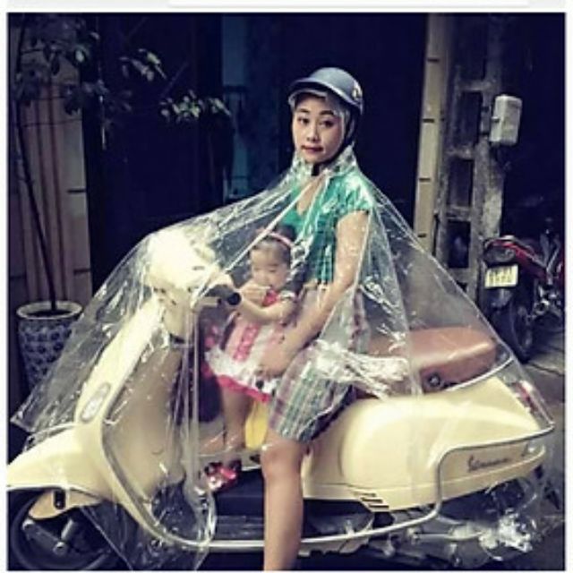 Áo Mưa Nhựa Vi Sinh Trong Suốt
