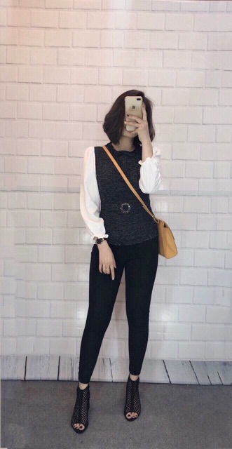 Áo phối sơ mi vnxk + 3% shopee