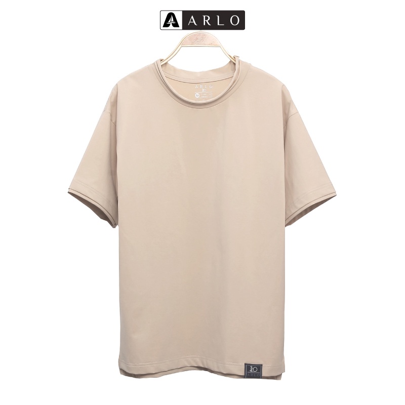 Áo Thun Unisex BERTHA Chất Liệu Cotton Cao Cấp Màu Be - ARLO