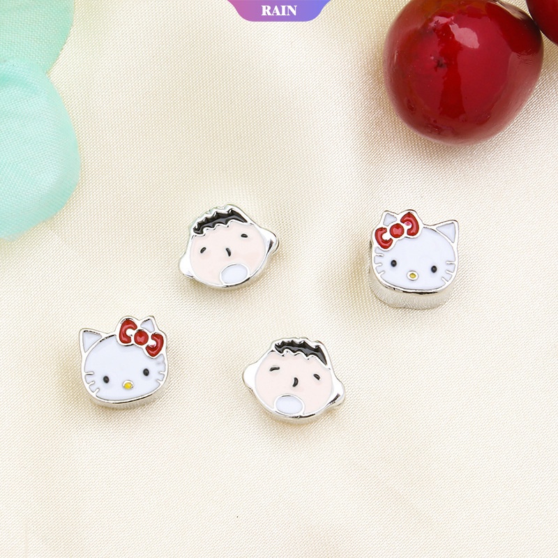 SANRIO 1 Vòng Tay Hợp Kim Mặt Hoạt Hình Cinnamoroll StellaLou Làm Trang Sức Thủ Công [Hợp Thời Trang]