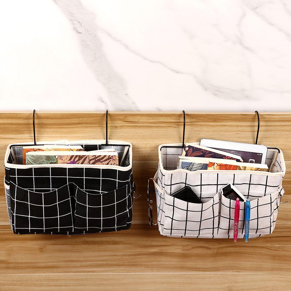 Suenin Túi Vải Canvas Đựng Đồ Dùng Treo Cạnh Giường Trang Trí Nhà Cửa