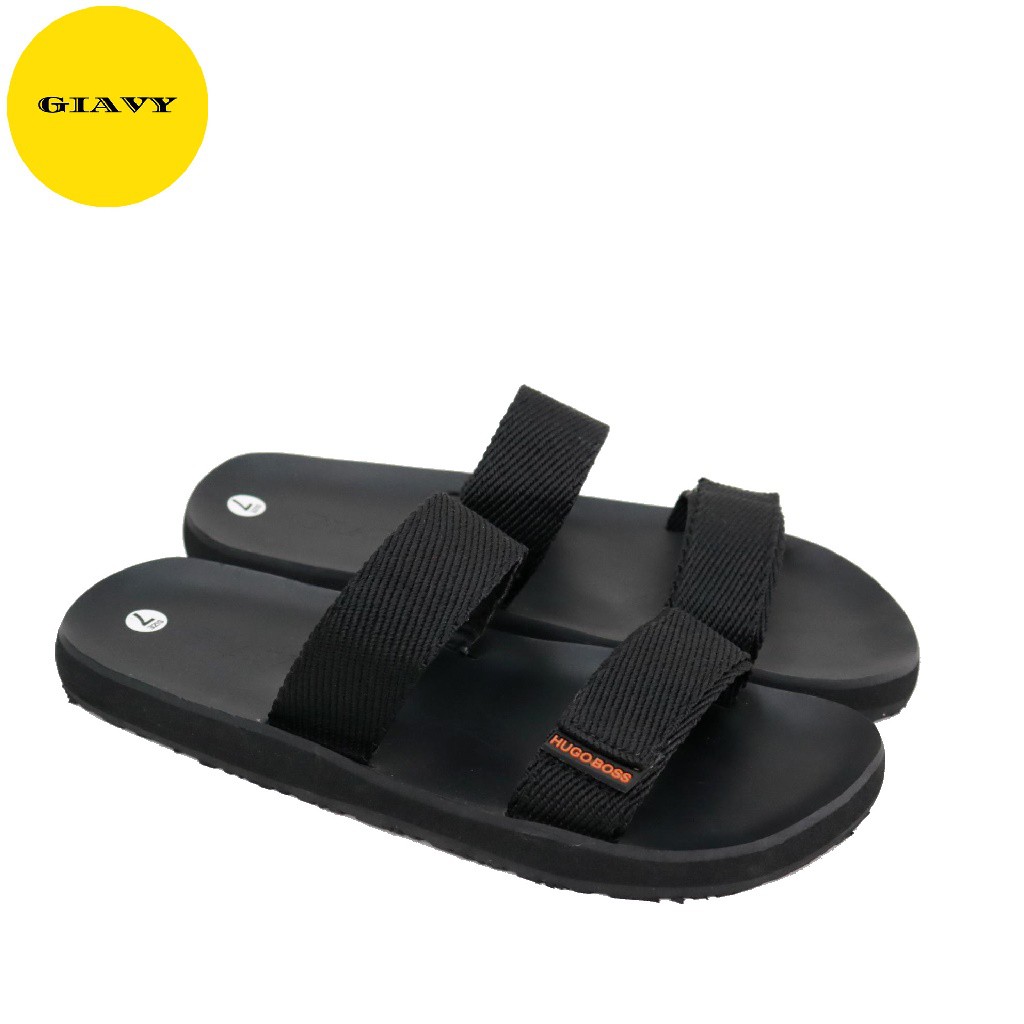 Dép nữ quai nhị vải bố, đế caosu K474 - GIAVY