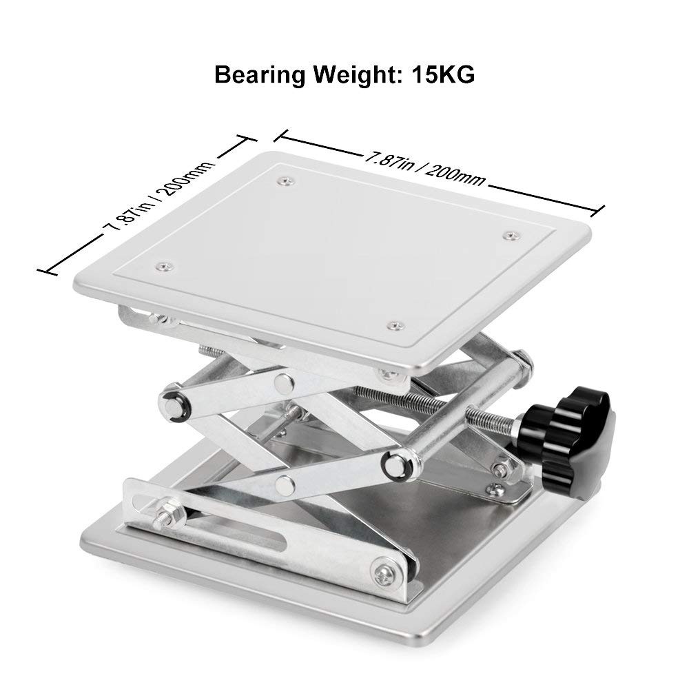 Bàn nâng hạ mini điều chỉnh chiều cao cho phòng thí nghiệm 200x200 mm