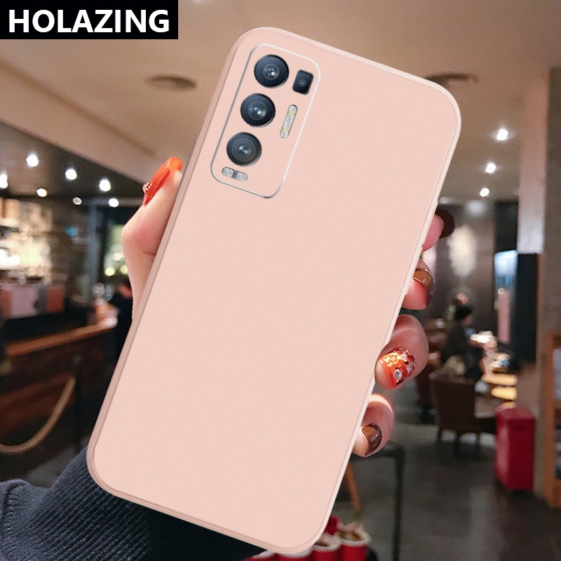 Ốp Điện Thoại Silicon Mềm Viền Vuông Cho OPPO Reno6 Z 5G Reno 5 Pro 4 4G 3 Reno2 Z F