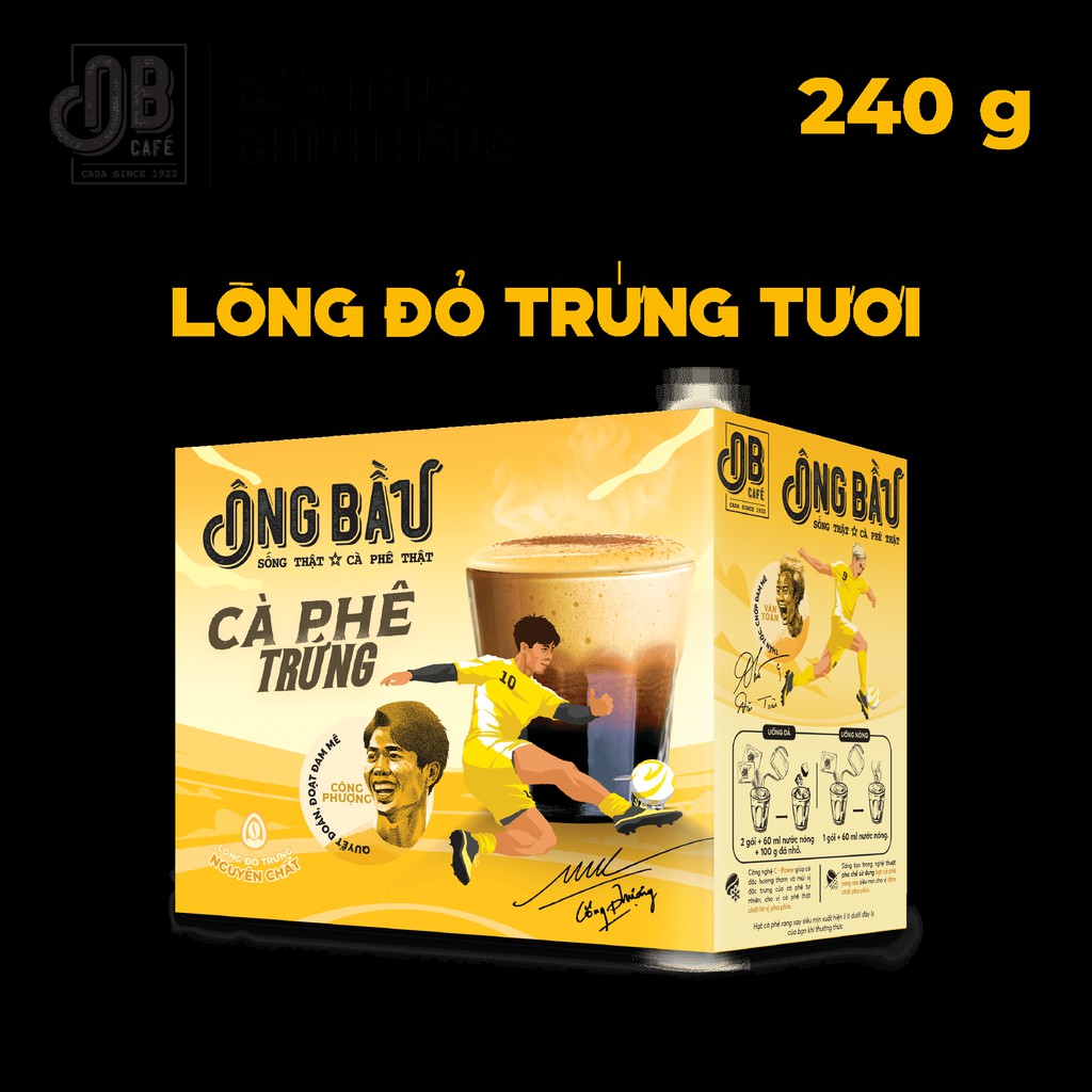 Ông Bầu OB Café Cà Phê Trứng Hộp 240g | BigBuy360 - bigbuy360.vn