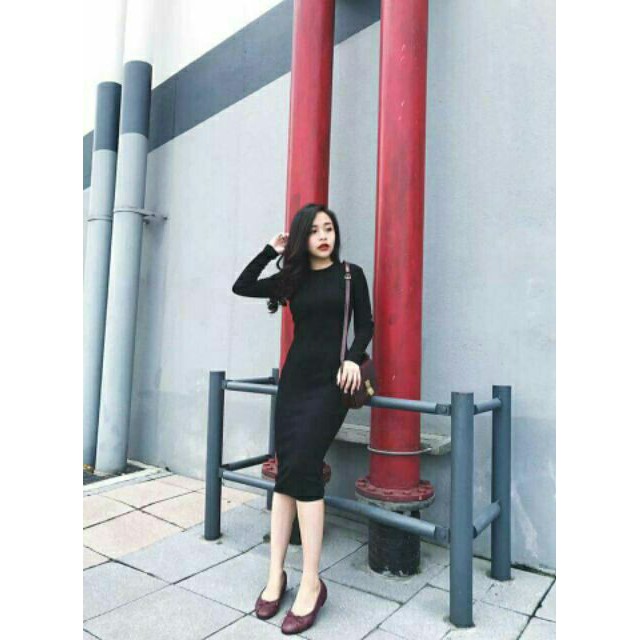 VÁY LEN GÂN BODY DÀI TAY SLL 4X Hình thật và video bù