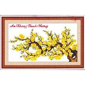 Tranh chữ thập chưa thêu An Khang Thịnh Vượng 222581 (73x45cm)